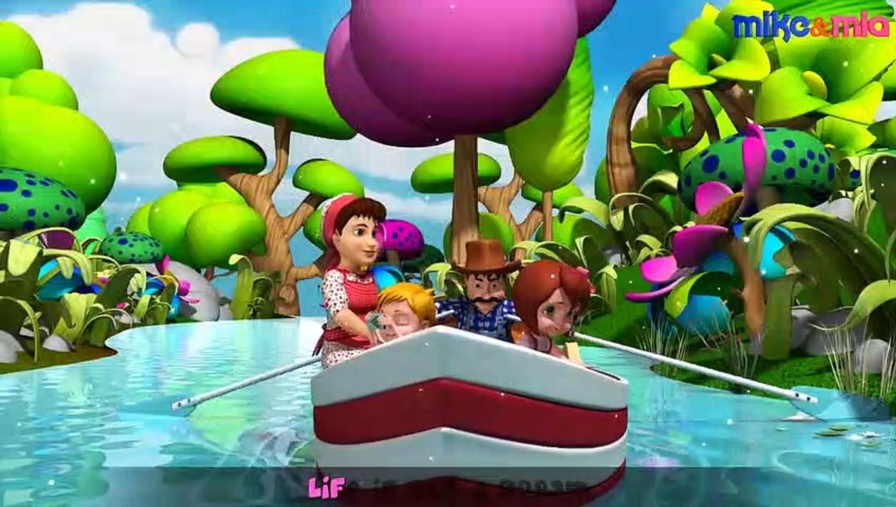 Row Row Row Your Boat | Kids Nursery Rhymes & Baby Songs | Children Educational Videos by Mike & Mia