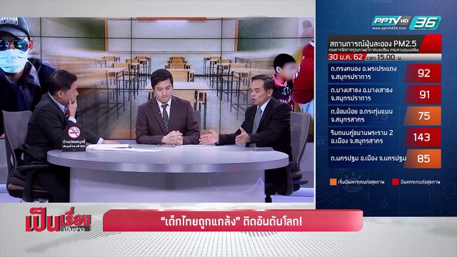 เป็นเรื่อง เป็นข่าว – เจาะปัญหา “เด็กไทยถูกแกล้ง” ติดอันดับโลก! (2/2)