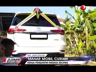 Viral Mahar Mobil Mewah, Ternyata Mobil Curian
