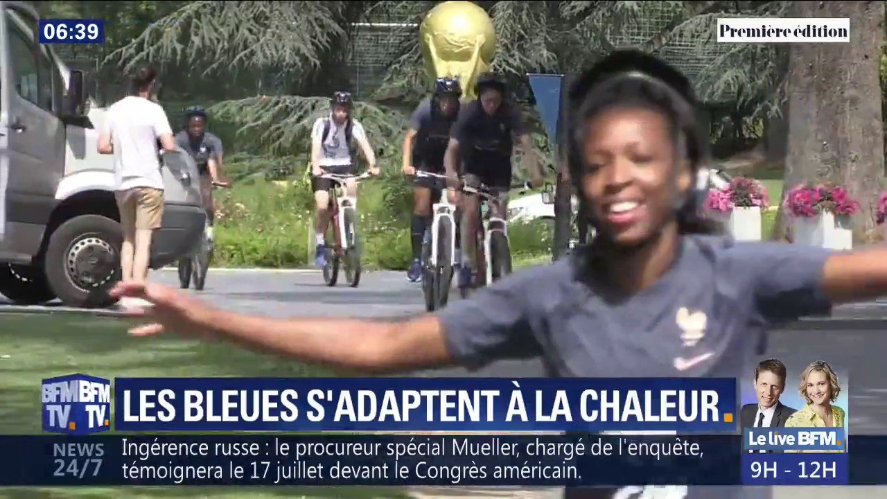 Comment les Bleues s'adaptent à la canicule avant leur quart de finale contre les États-Unis