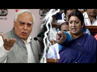 Alert BJP supporter foils Kapil Sibal's plans of attacking Smriti Irani, forces him to delete tweet