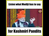 Modiji stands with aspirations of lakhs of Kashmiri Pandit!