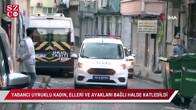 Fatih’te dehşet! Yabancı uyruklu kadın, elleri ve ayakları bağlı halde katledildi!