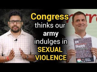 We analyzed Congress’ election manifesto and all we could find was hatred for the armed forces