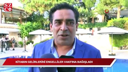 Ege, kitabın gelirlerini engelliler vakfına bağışladı