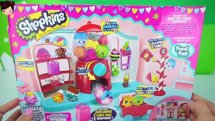 Juguetes Shopkins Temporada 4 Sweet Spot Set Máquina de Chicles con Shoppies