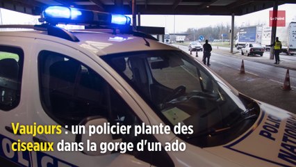 Vaujours : un policier plante des ciseaux dans la gorge d'un ado