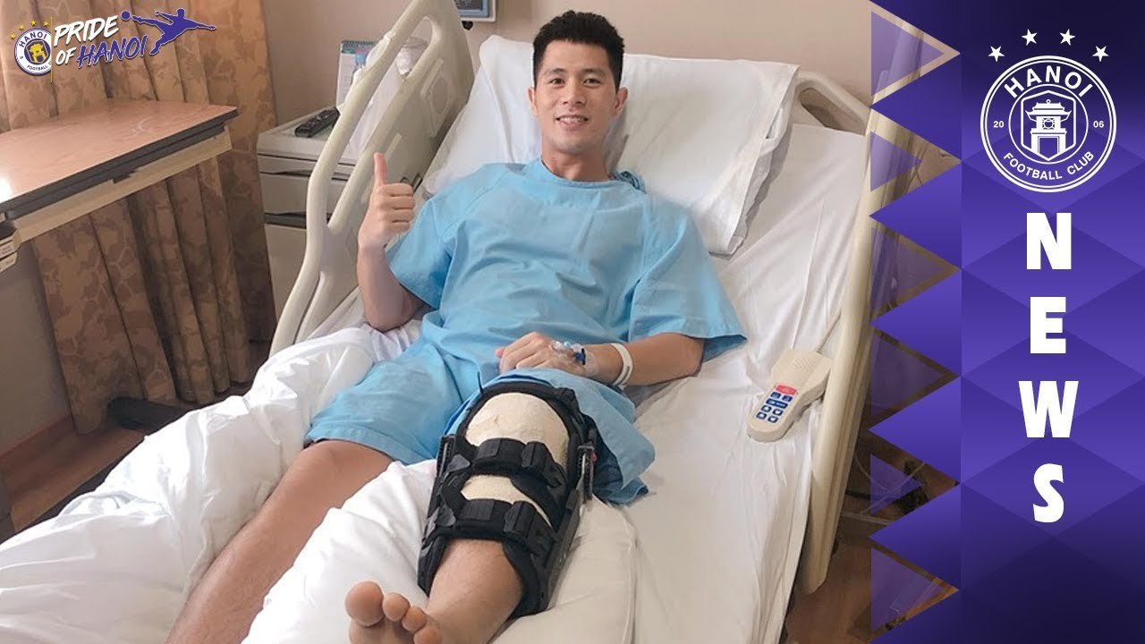 NHM Đội bóng Thủ đô nói gì sau ca phẫu thuật chấn thương thành công của Đình Trọng??? | HANOI FC