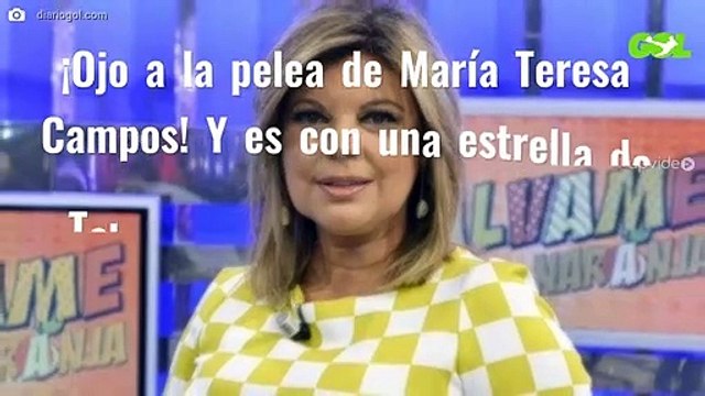 ¡Ojo a la pelea de María Teresa Campos! Y es con una estrella de Telecinco (y no es Jorge Javier Vázquez, ni Ana Rosa Quintana)