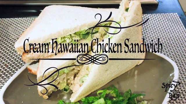 chicken sandwich |How to make simple and easy Chicken salad sandwich | Hawaiian chicken sandwiches