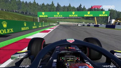 Pierre Gasly's first laps on F1 2019 at the Red Bull Ring