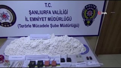 Şanlıurfa'da 44 kilo patlayıcı ve çok sayıda mühimmat ele geçirildi