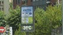 Bilbao registra 31 grados, 10 menos que la jornada anterior