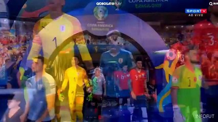 Chile 0 x 1 Uruguai - Melhores Momentos