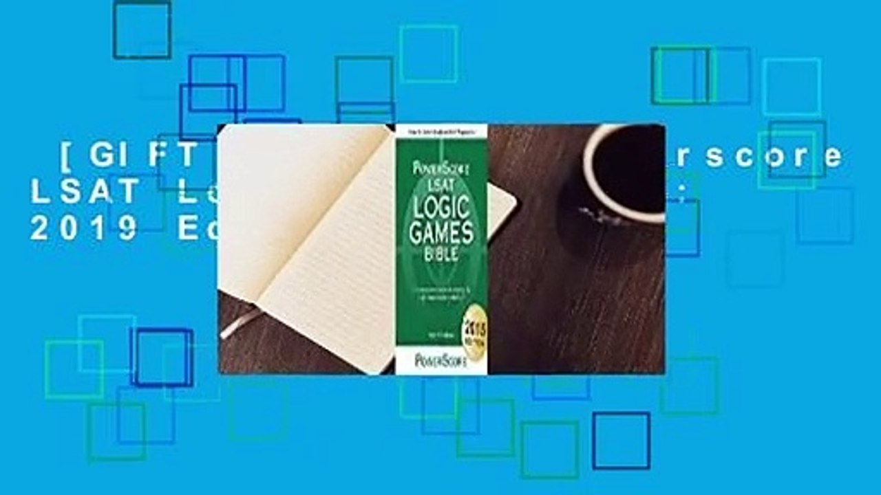 [GIFT IDEAS] The Powerscore LSAT Logic Games Bi...