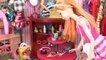 Barbie Elsa & Anna  Go Shopping to Doll Clothing Store - Barbie Boutique Accessory Shop