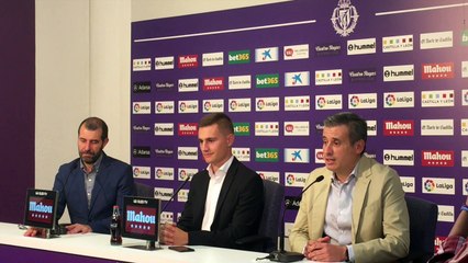 Jorge de Frutos Es Presentado con el Real Valladolid