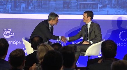 Casado participa en la I Concorde Europe- AmchamSpain Summit