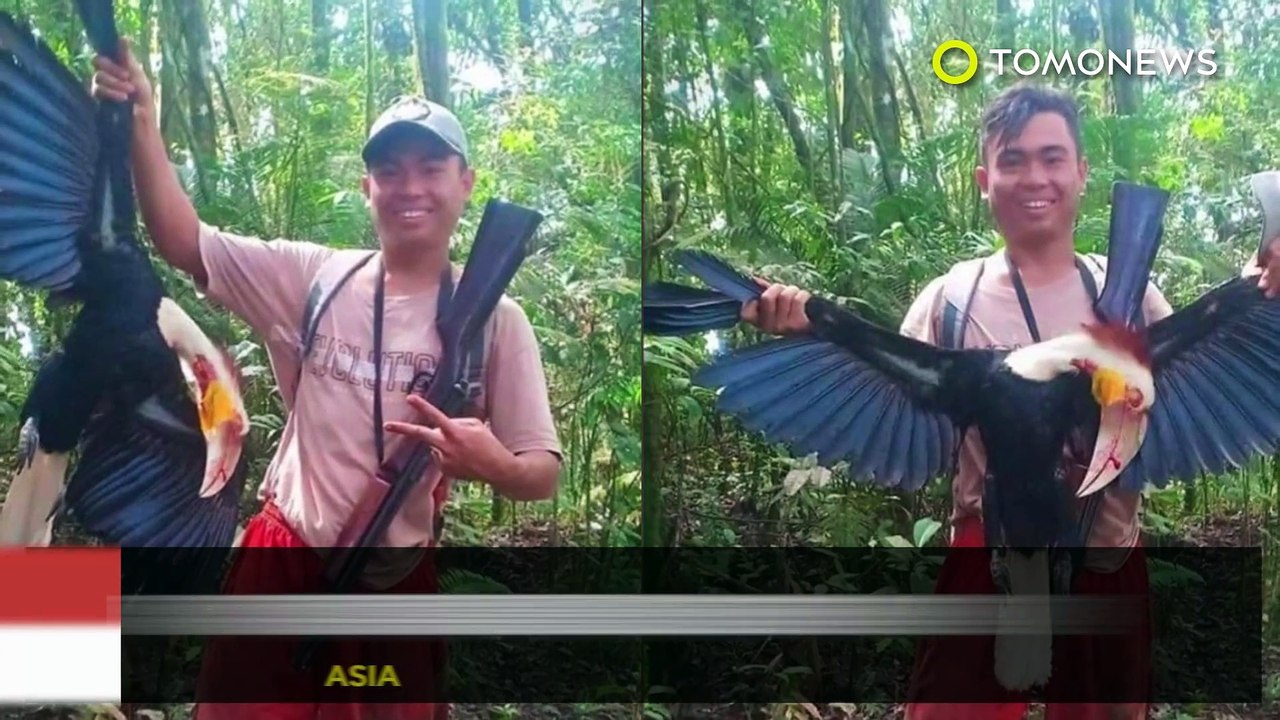 印尼男獵犀鳥曬圖炫耀 面五年刑期