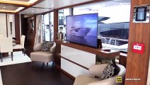 2019 Sunseeker 95 Luxury Yacht - Deck and Interior Walkaround - 2018 Cannes Yachting Festival