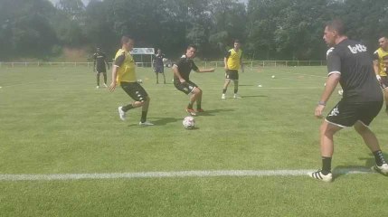 Entraînements des Zèbres à Marcinelle avec Karim Belhocine (2)