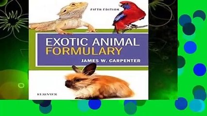 Full version  Exotic Animal Formulary, 5e  Review