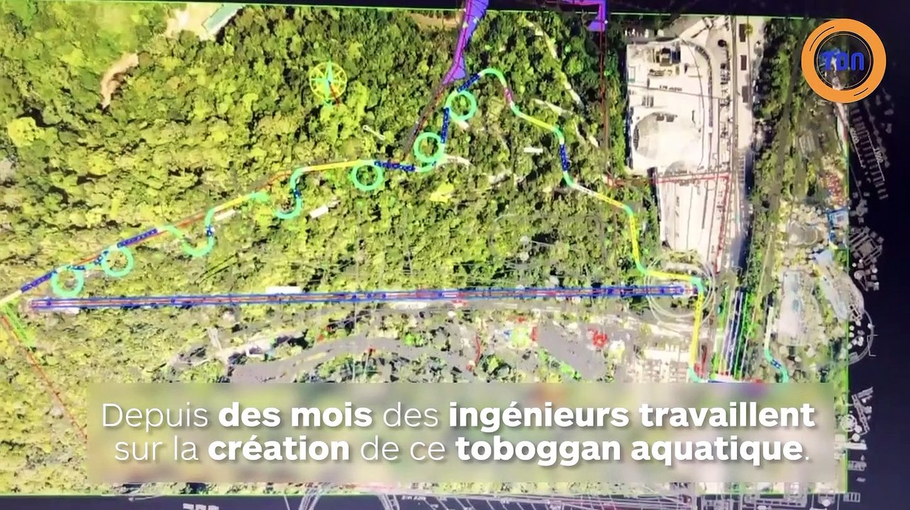 Le  plus long toboggan aquatique au monde