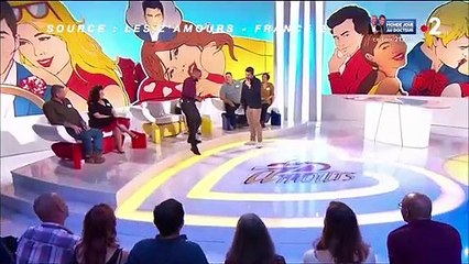 Les Z'amours : il craque son pantalon en pleine émission