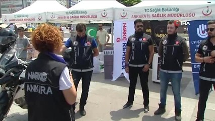 Ankara Narkotik ekipleri halkla iç içe