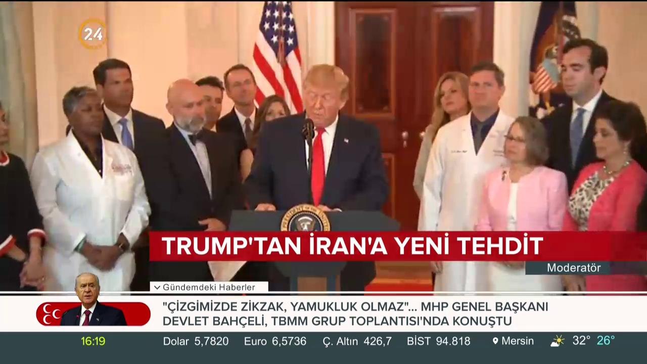 Trump'tan İran'a yeni tehdit