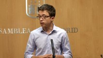 Errejón tiende la mano a Cs para regenerar la Comunidad de Madrid