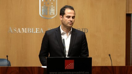 Ignacio Aguado en rueda de prensa