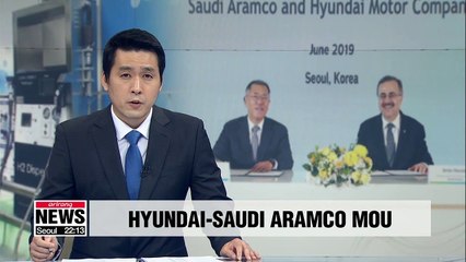 Hyundai Motor Co. signs MOU with Saudi Aramco to cooperate in hydrogen sector