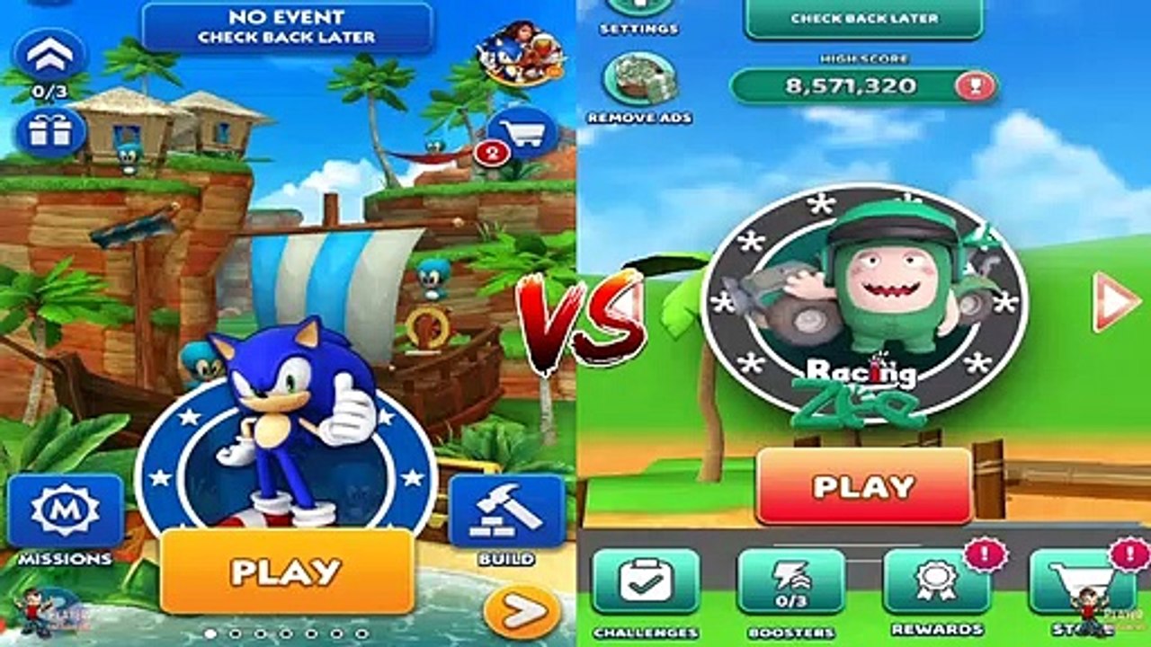 SONIC DASH - GAMEPLAY IOS/ANDROID 