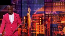 Simon Cowell STORMS Off After Terry Crews Joins Flute Stripping Act - America's Got Talent 2019