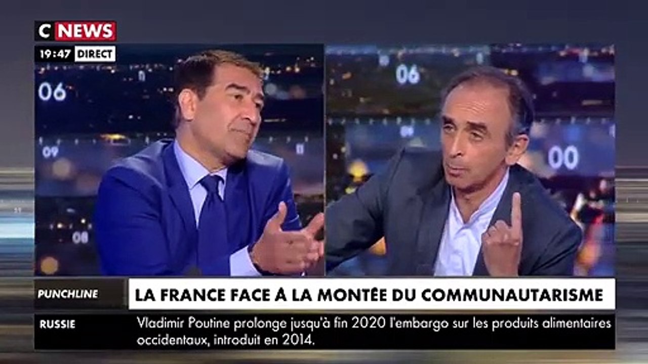 « Une boucherie halal c’est du commerce, 10 boucheries halal c’est une colonisation. » Echange tendu entre Débat tendu avec Eric Zemmour et Karim Zeribi