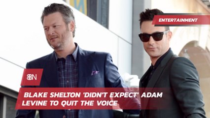 Blake Shelton Comments On Adam Levine Exit