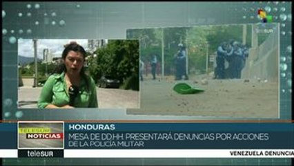 Honduras: Mesa de DDHH presentará denuncia por acciones de la policía