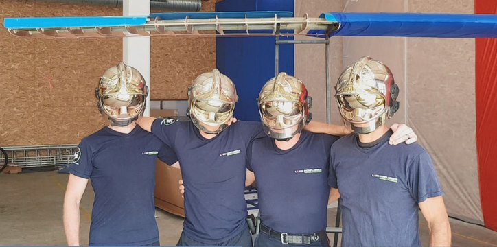 À Lyon, les pompiers de Confluence se préparent pour le Red Bull Jour d'Envol