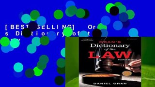 [BEST SELLING]  Oran s Dictionary of the Law