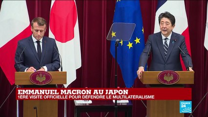 REPLAY - Conférence de presse d'Emmanuel Macron et Shinzo Abe au Japon