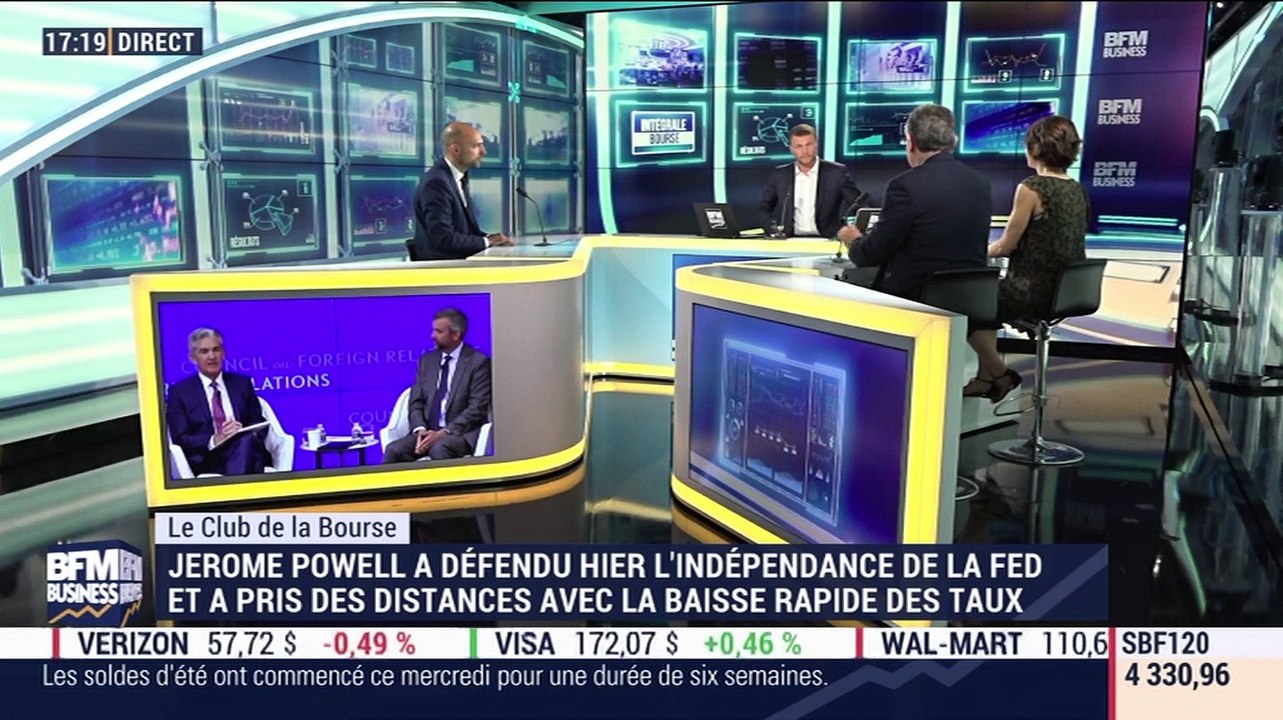 Le Club de la Bourse: Nathalie Pelras, Gregori Volokhine, Florent Delorme et Réda Aboutika - 26/06