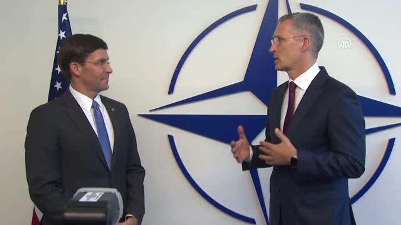 Stoltenberg - Esper görüşmesi - BRÜKSEL