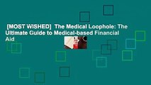 [MOST WISHED]  The Medical Loophole: The Ultimate Guide to Medical-based Financial Aid