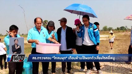 สธ.ตรวจสอบ โคลนผุด เตือนห้ามใช้พอกตัวเสี่ยงโรคฉี่หนู - เที่ยงทันข่าว