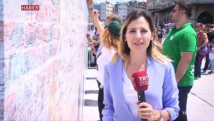 Yeşilay'dan uyuşturucuyla mücadeleye özel duvar