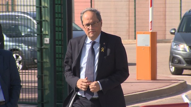 Torra visita a los presos de Lledoners