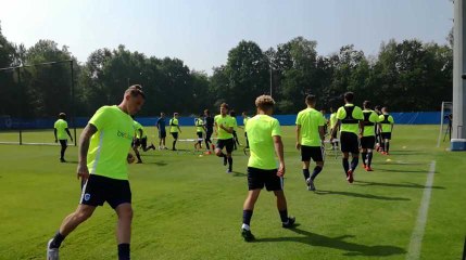 Felice Mazzu a dirigé son premier entraînement au KRC Genk