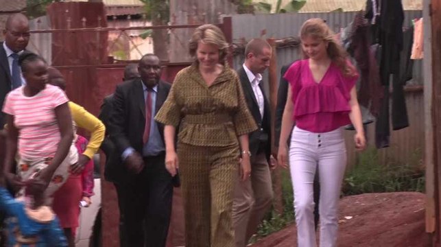 Visite de la princesse Elisabeth et de la reine Mathilde au Kenya pour l'Unicef