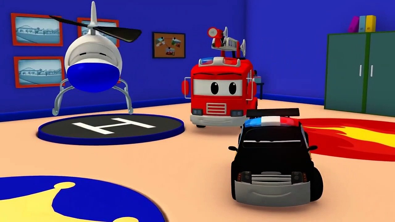 La Super Patrouille -  Un véhicule ÉTRANGE GARÉ au terrain de jeu - Dessin animé de camions